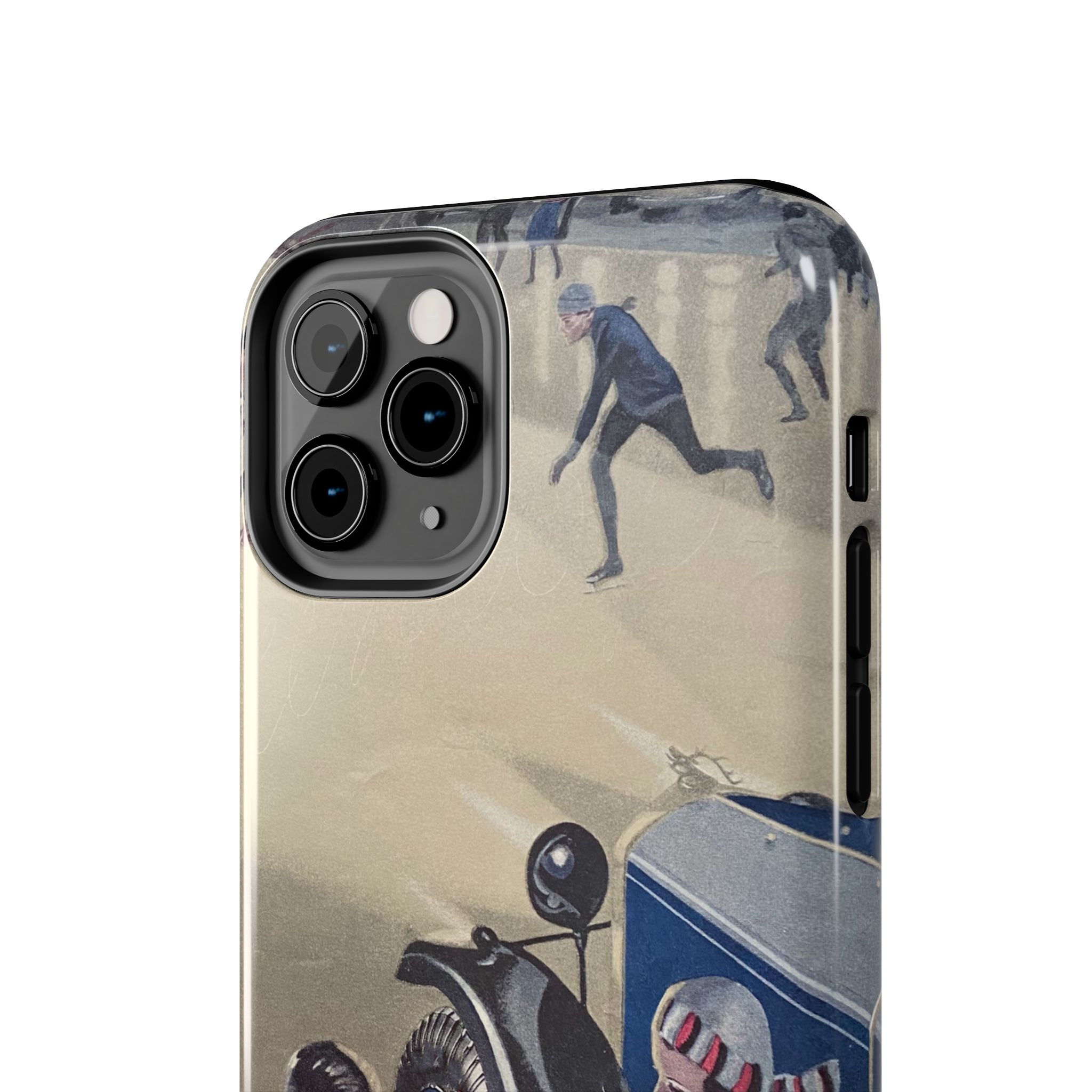 1930s Skating Party iPhone Case - Image 8