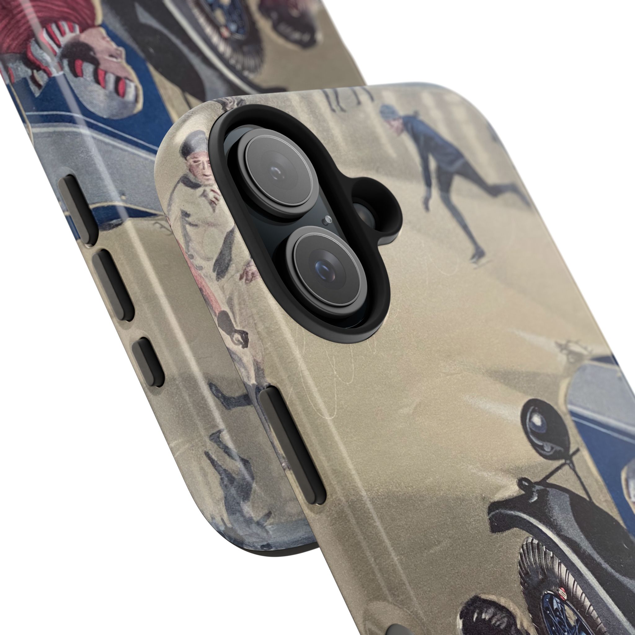 1930s Skating Party iPhone Case - Image 76