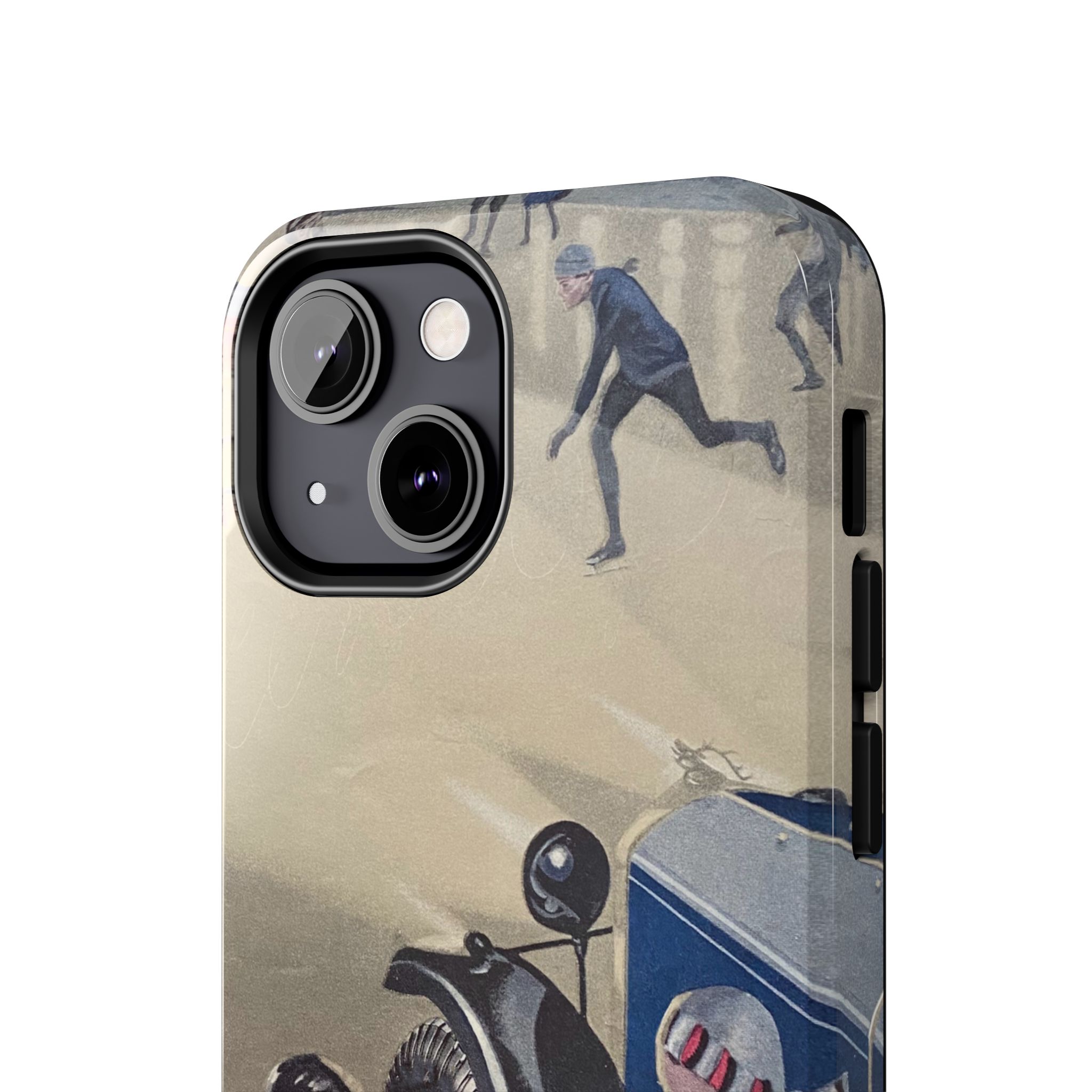 1930s Skating Party iPhone Case - Image 36