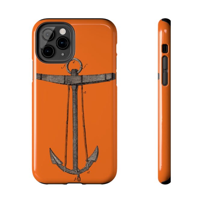18th C. Anchor Phone Case - Orange - Image 5