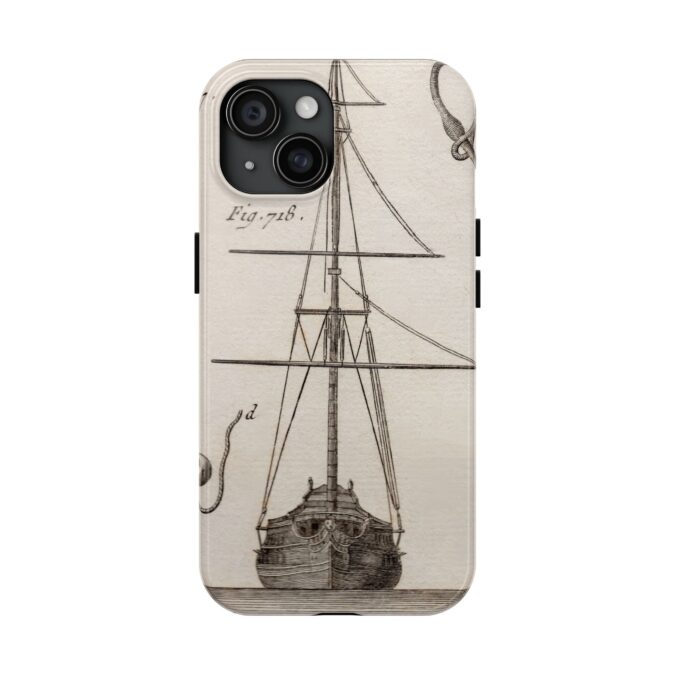 18th C.  Sailboat Phone Case - Image 51
