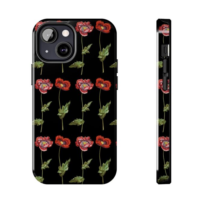 Poppies iPhone Case - Black - Image 33