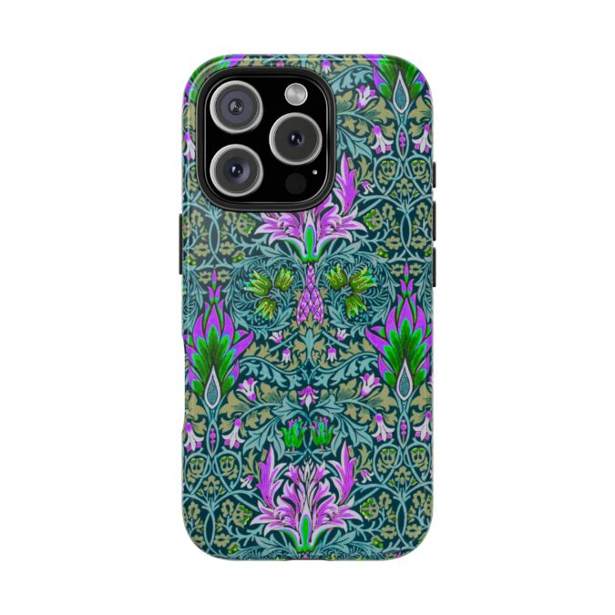 Pink & Green Floral Patterned Phone Case - Image 69