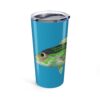 Prion Tumbler - Lime Green on Blue