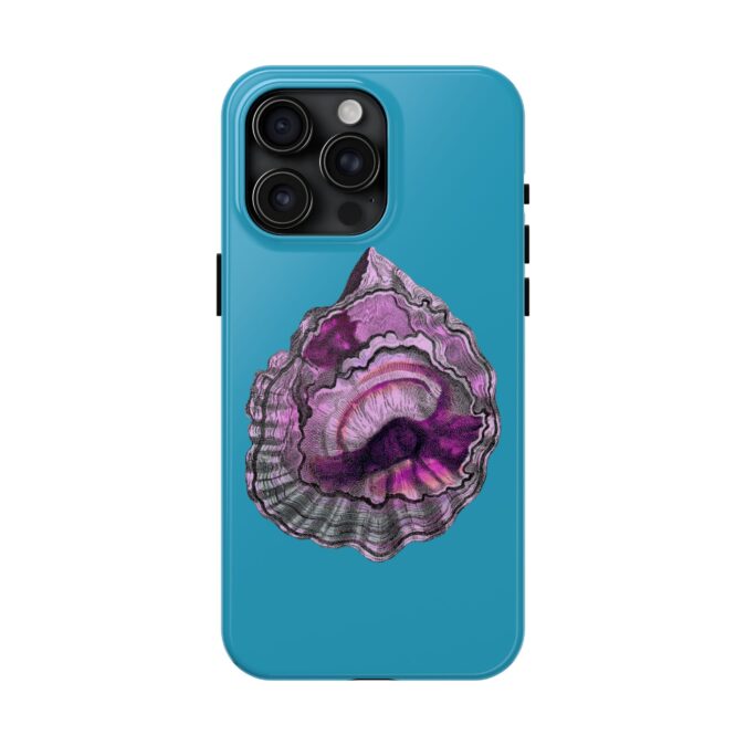 Pink Oyster Shell Phone Case - Turquoise - Image 65