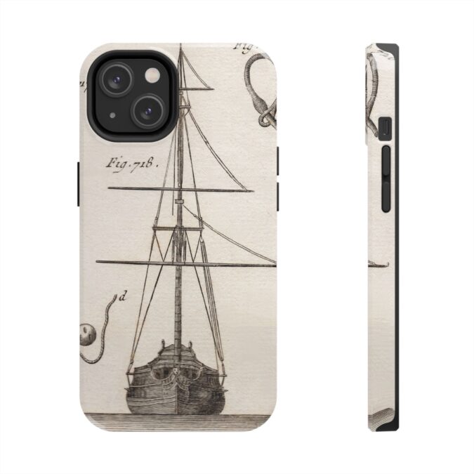 18th C.  Sailboat Phone Case - Image 45