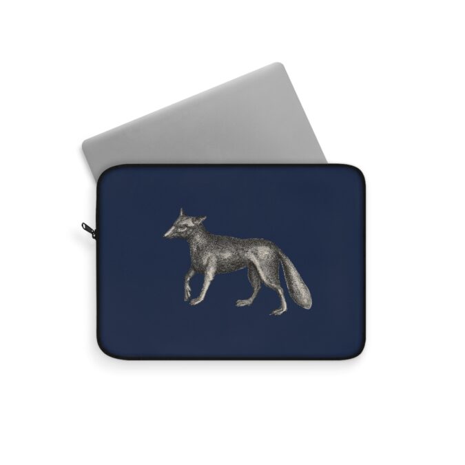 Fox Laptop Sleeve - Navy - Image 2