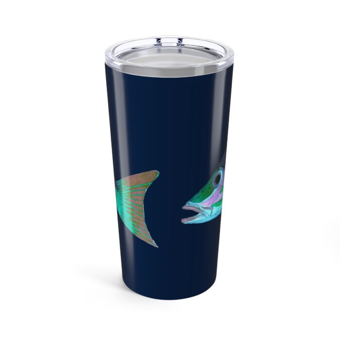 Prion Tumbler - Aqua on Navy - Image 3