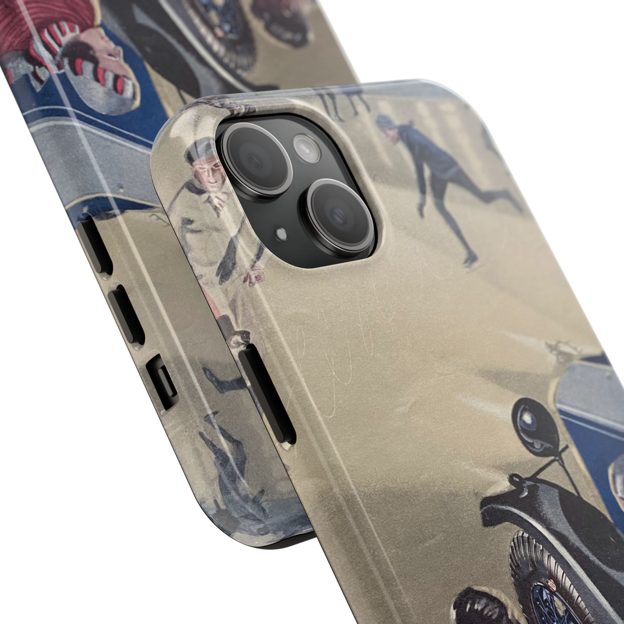 1930s Skating Party iPhone Case - Image 62