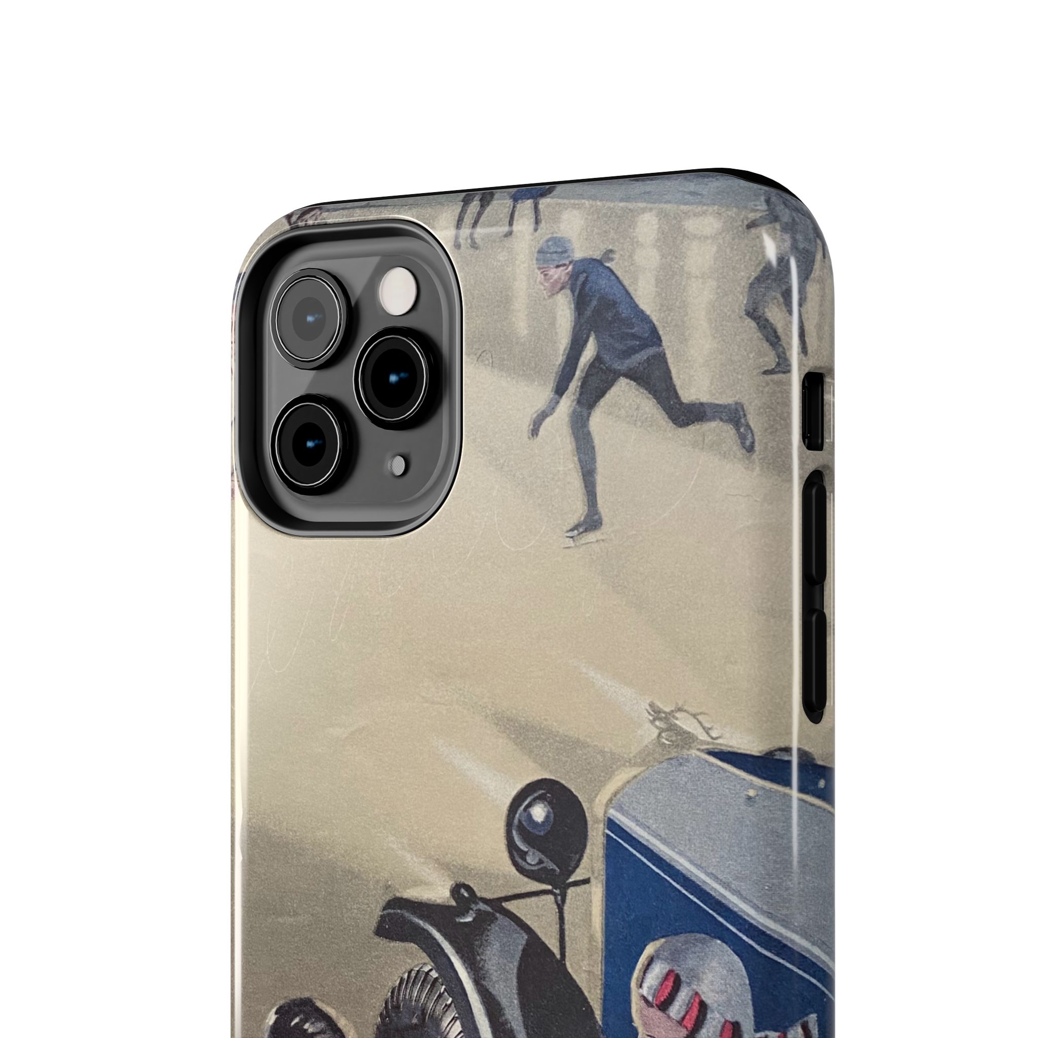 1930s Skating Party iPhone Case - Image 12