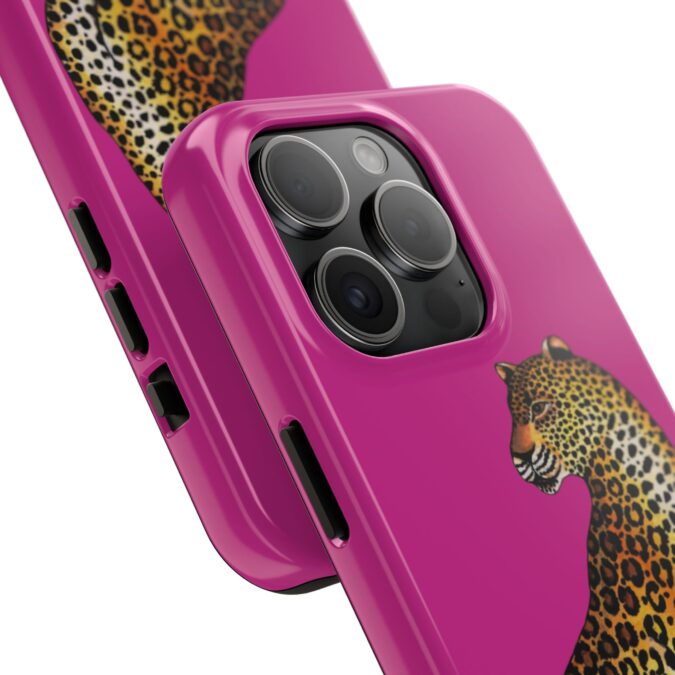Leopard Phone Case - Fuchsia - Image 58