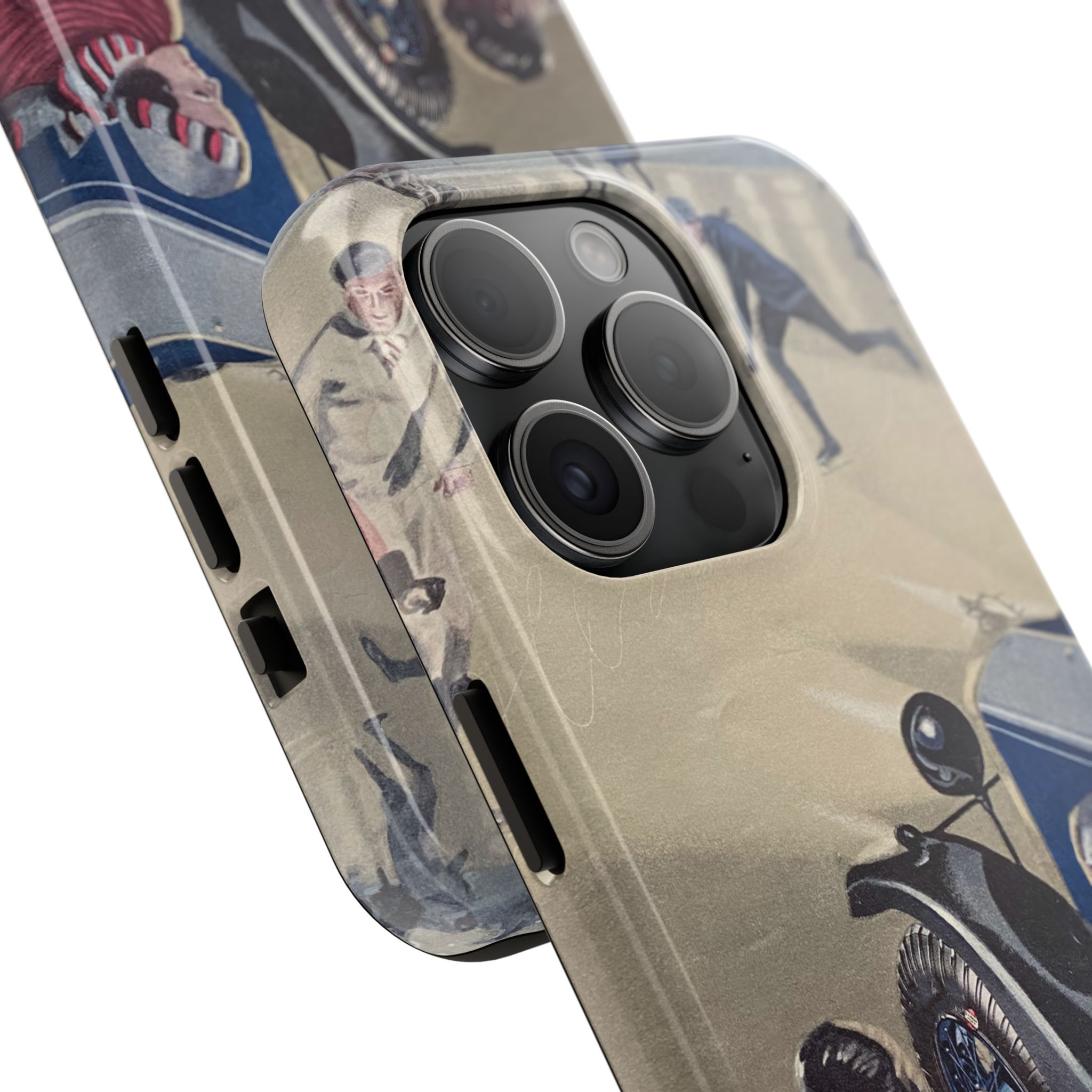 1930s Skating Party iPhone Case - Image 58