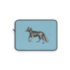 Fox Laptop Sleeve - Pale Blue