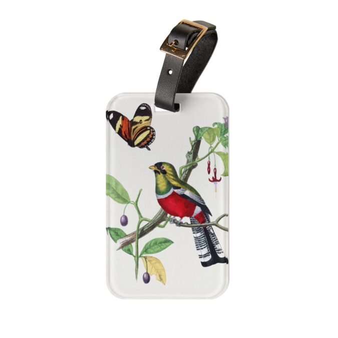 Crimson Rosella Luggage Tag