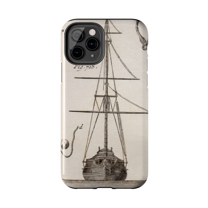 18th C.  Sailboat Phone Case - Image 6