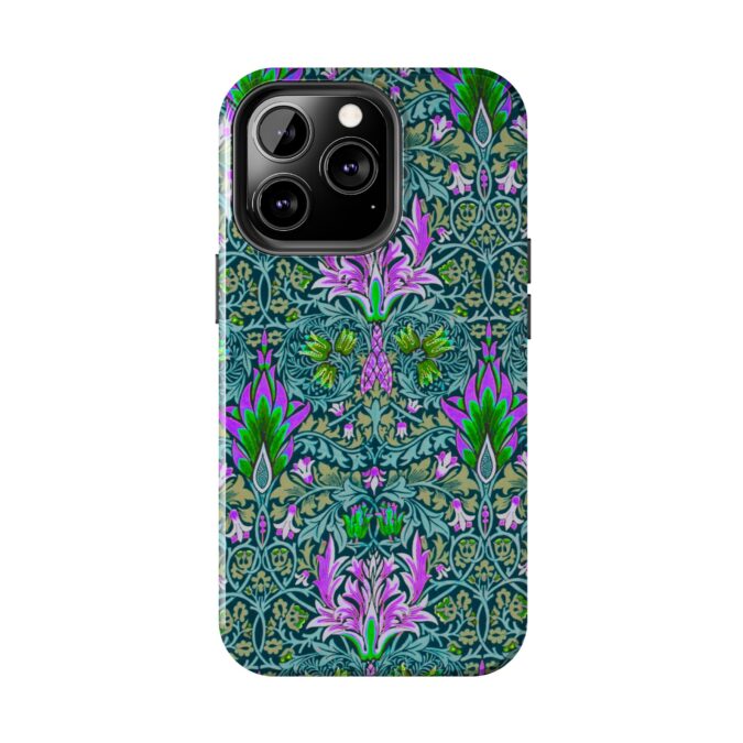 Pink & Green Floral Patterned Phone Case - Image 38