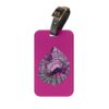 Pink Oyster Shell Luggage Tag - Magenta