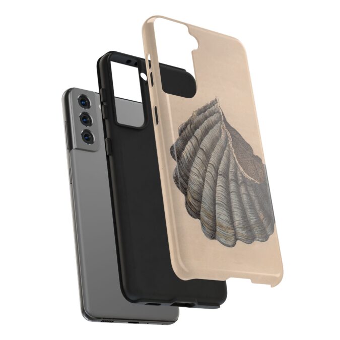 19th C. Blue & Brown Shell Phone Case - Image 96