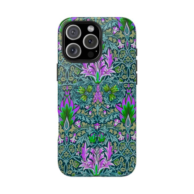Pink & Green Floral Patterned Phone Case - Image 72