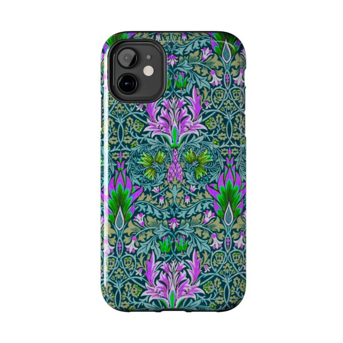 Pink & Green Floral Patterned Phone Case - Image 2