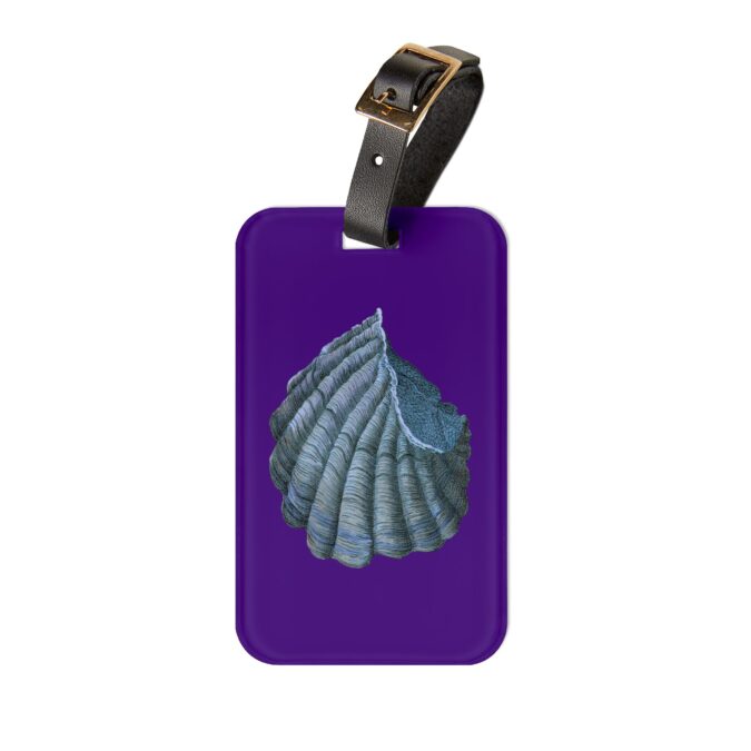 Blue Shell Luggage Tag - Indigo
