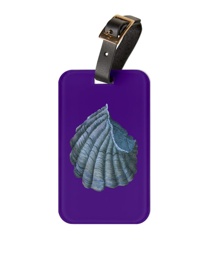 Blue Shell Luggage Tag - Indigo