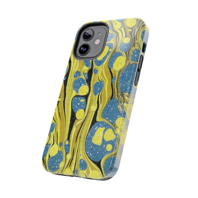 Marbled Phone Case - Citrine and Blue - Image 19