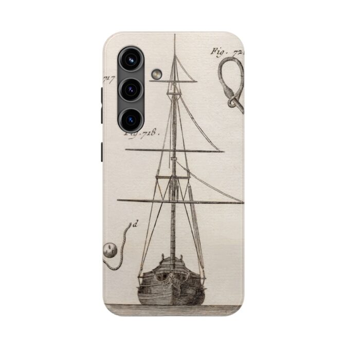 18th C.  Sailboat Phone Case - Image 68