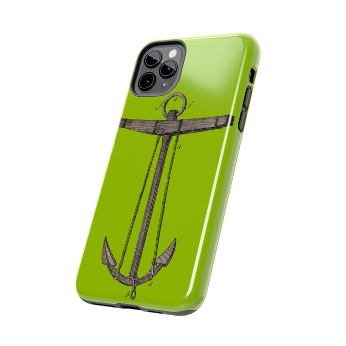 18th C. Anchor Phone Case - Lime Green - Image 11