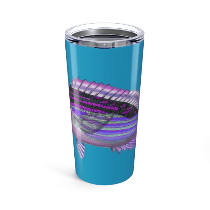 Prion Tumbler  - Periwinkle on Blue - Image 2