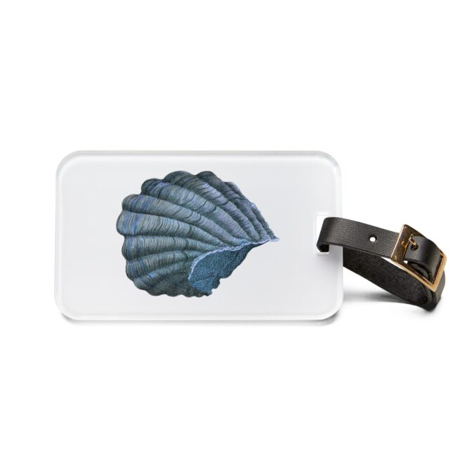 Blue Shell Luggage Tag - White - Image 2