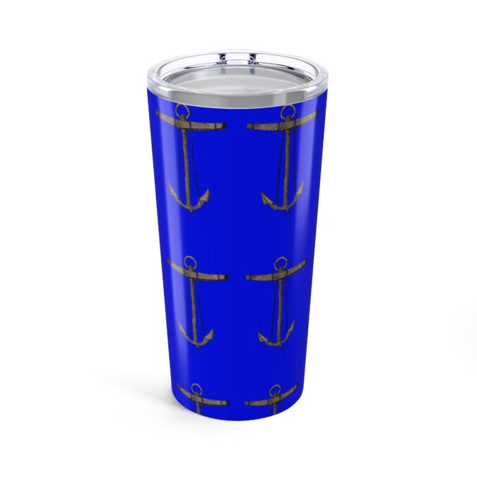 Anchor Tumbler  - Royal Blue - Image 2
