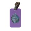 Blue Shell Luggage Tag - Violet