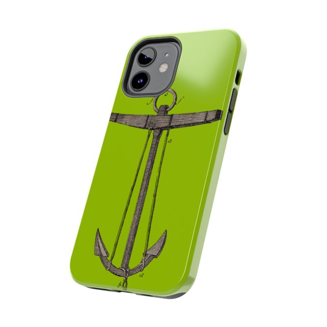 18th C. Anchor Phone Case - Lime Green - Image 15