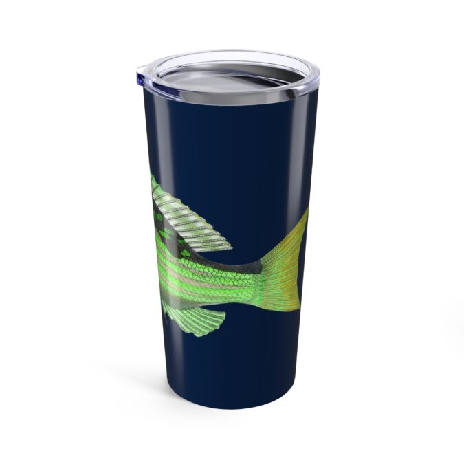 Prion Tumbler - Lime Green on Navy - Image 4
