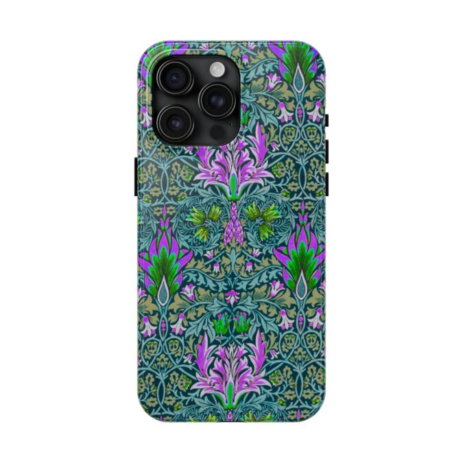 Pink & Green Floral Patterned Phone Case - Image 65