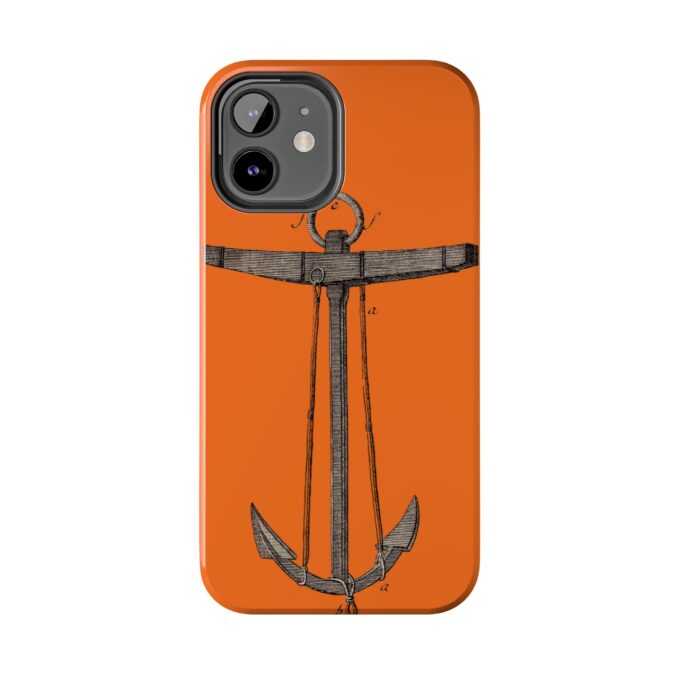 18th C. Anchor Phone Case - Orange - Image 14