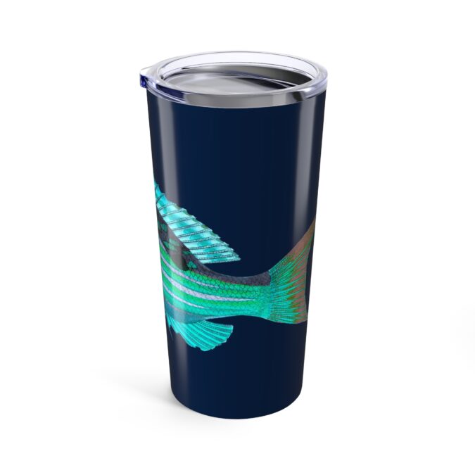 Prion Tumbler - Aqua on Navy - Image 4