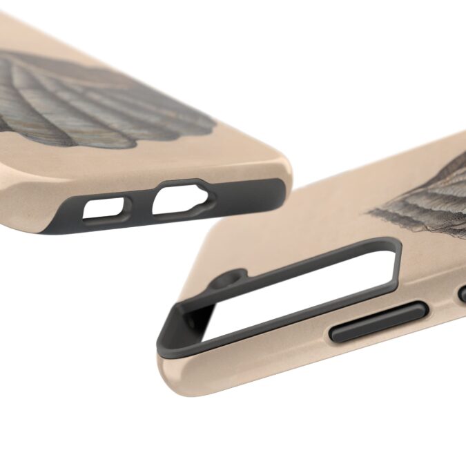 19th C. Blue & Brown Shell Phone Case - Image 91