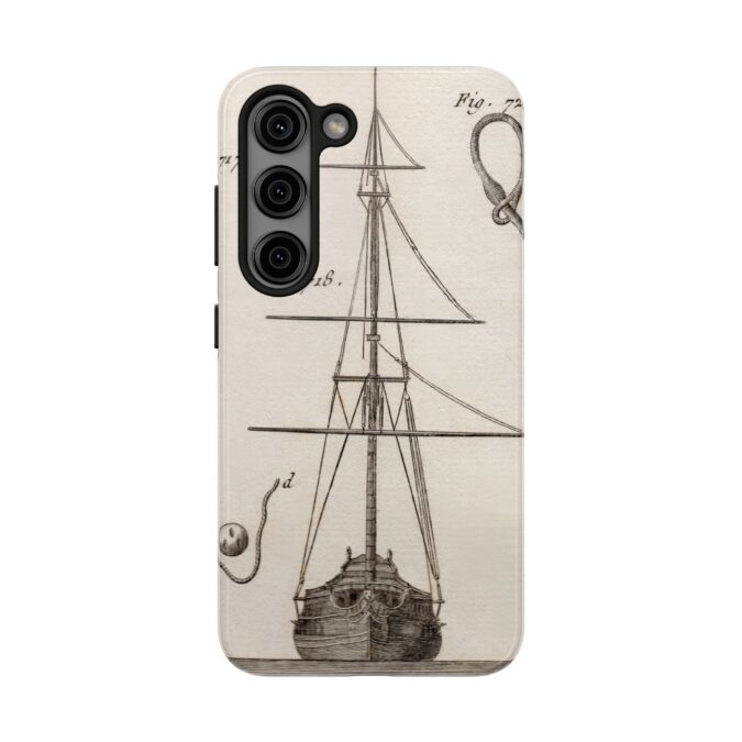 18th C.  Sailboat Phone Case - Image 72