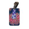 Red & Pink Abstract Luggage Tag