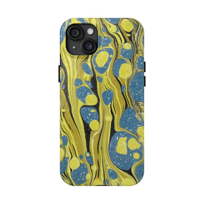 Marbled Phone Case - Citrine and Blue - Image 61