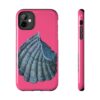 Blue Shell Phone Case - Carnation Pink