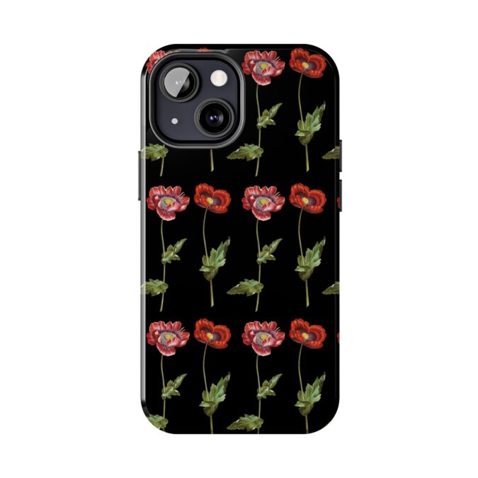 Poppies iPhone Case - Black - Image 34