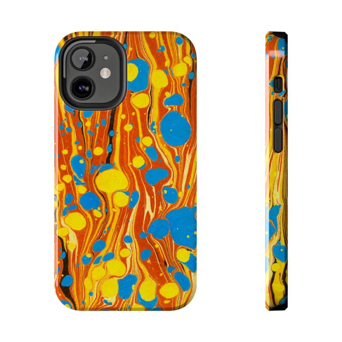 Marbled Phone Case - Orange, Yellow & Blue - Image 17