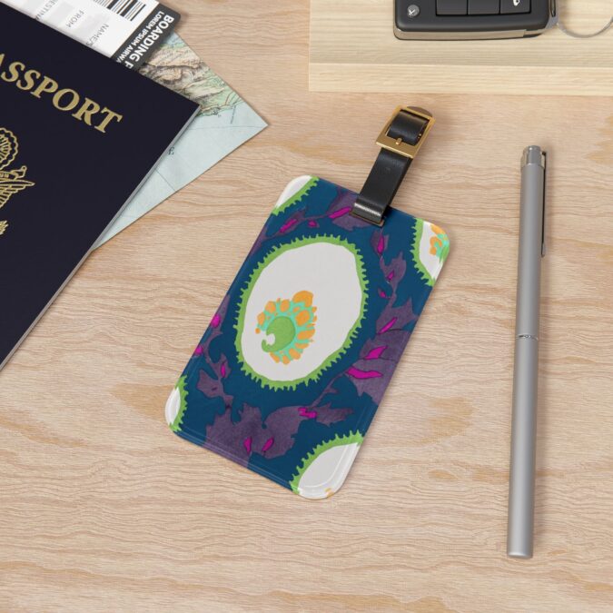 Spheres Abstract Luggage Tag - Image 4