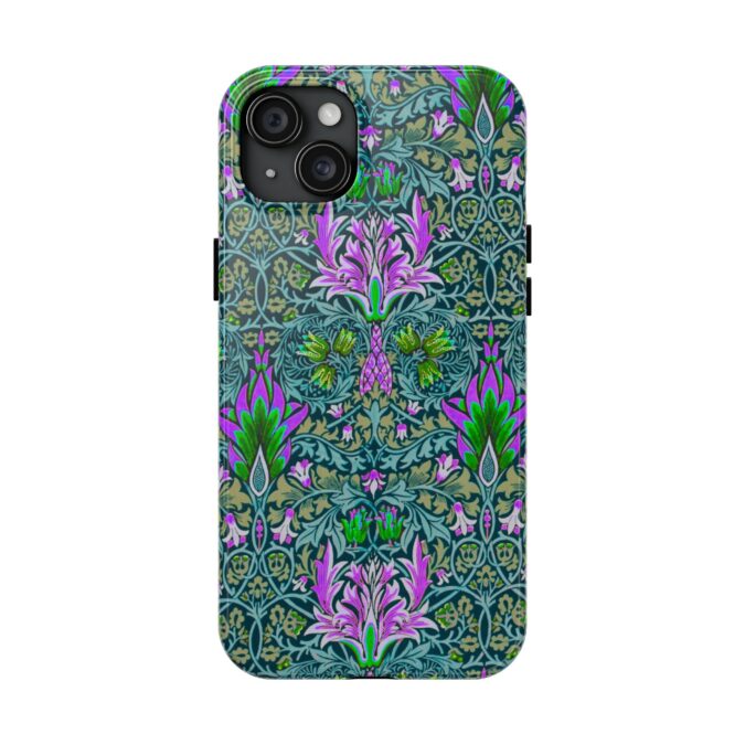 Pink & Green Floral Patterned Phone Case - Image 61
