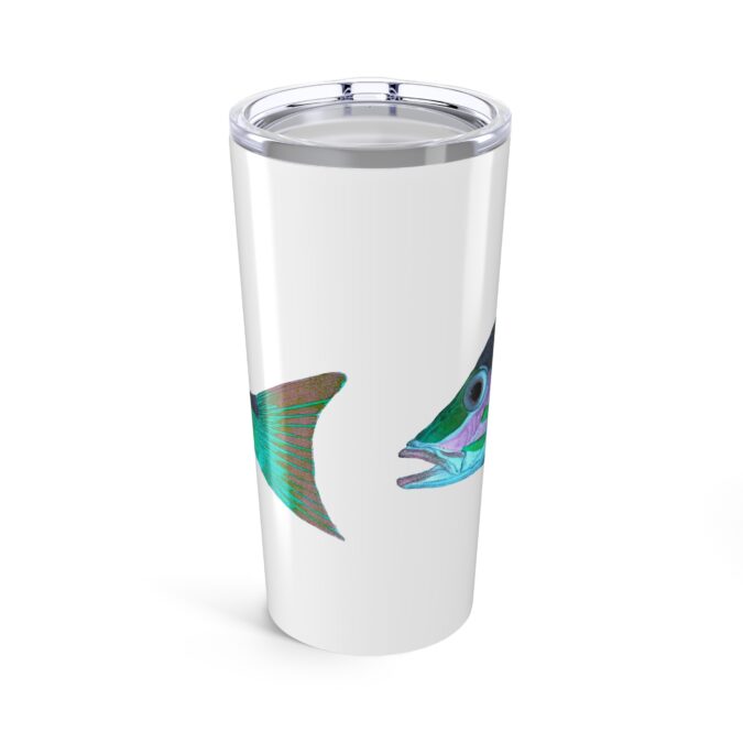 Prion Tumbler - Aqua on White - Image 3