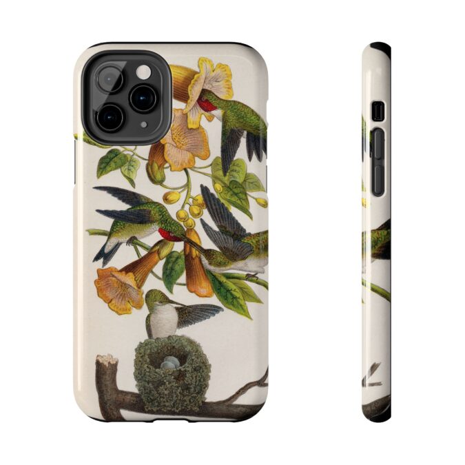 Ruby Throated Hummingbird Phone Case - Image 5