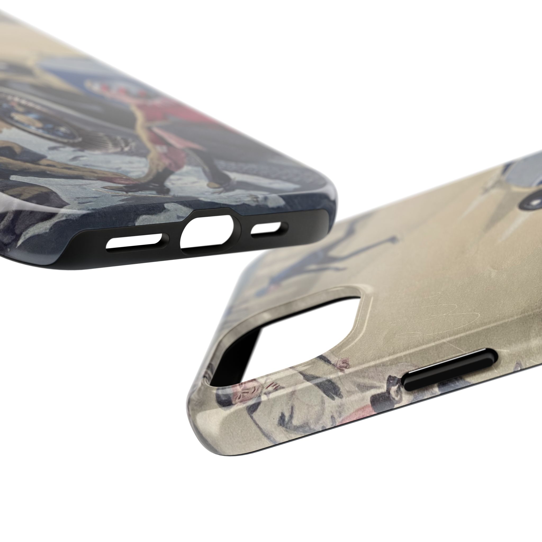 1930s Skating Party iPhone Case - Image 63